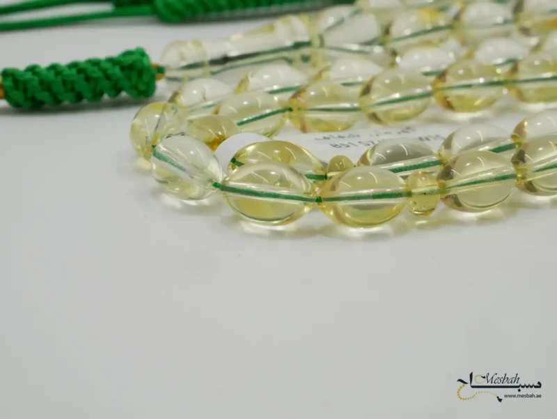مسباح كهرمان شفاف