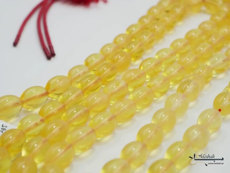 مسباح كهرمان شفاف