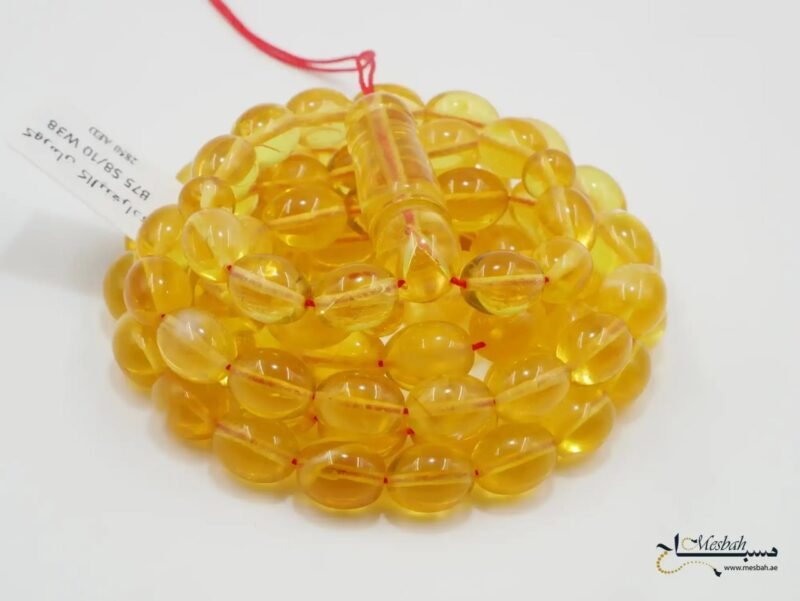 مسباح كهرمان شفاف