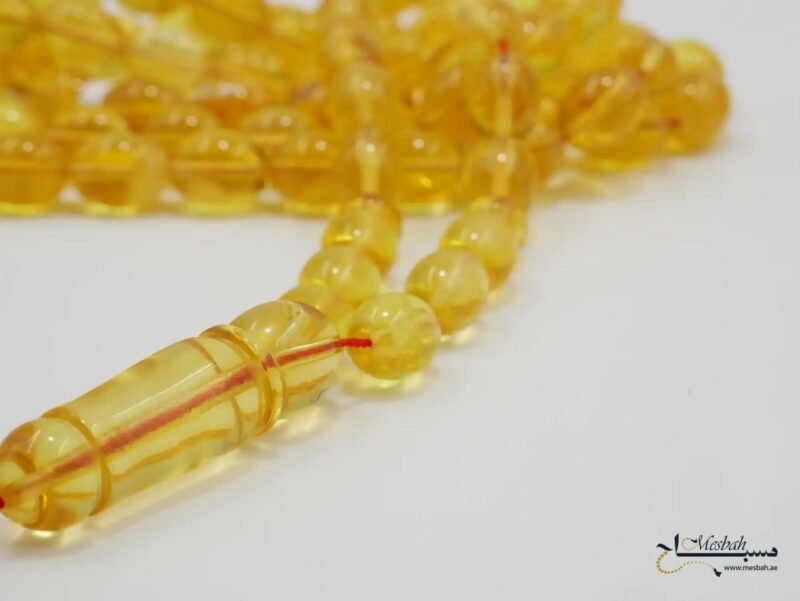 مسباح كهرمان شفاف